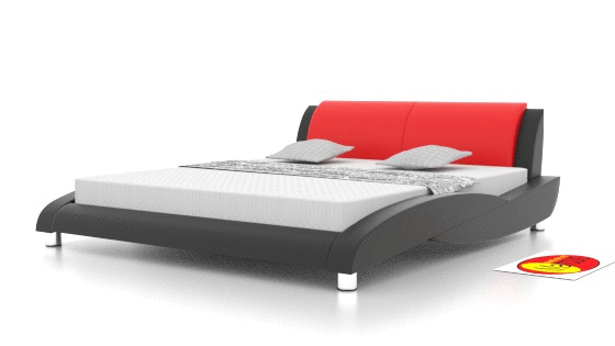 Čalouněné postele 3d